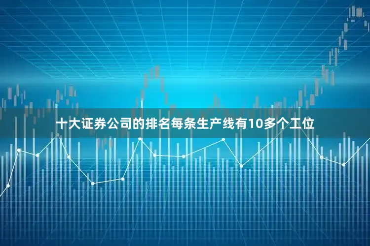 十大证券公司的排名每条生产线有10多个工位