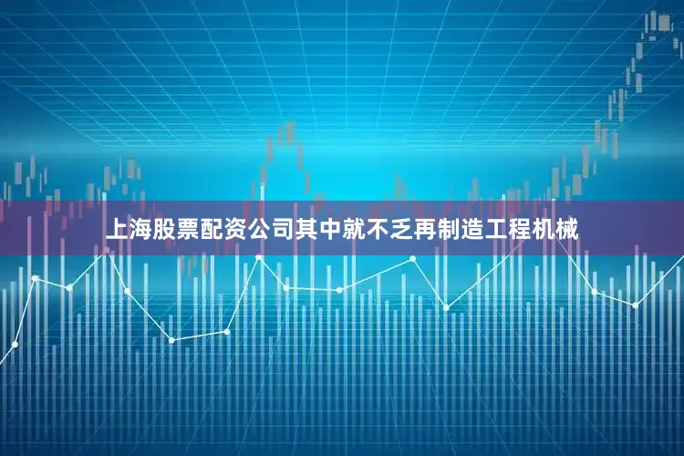 上海股票配资公司其中就不乏再制造工程机械